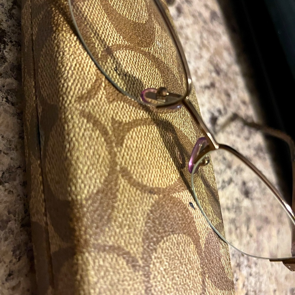 Coach frames and case set…..